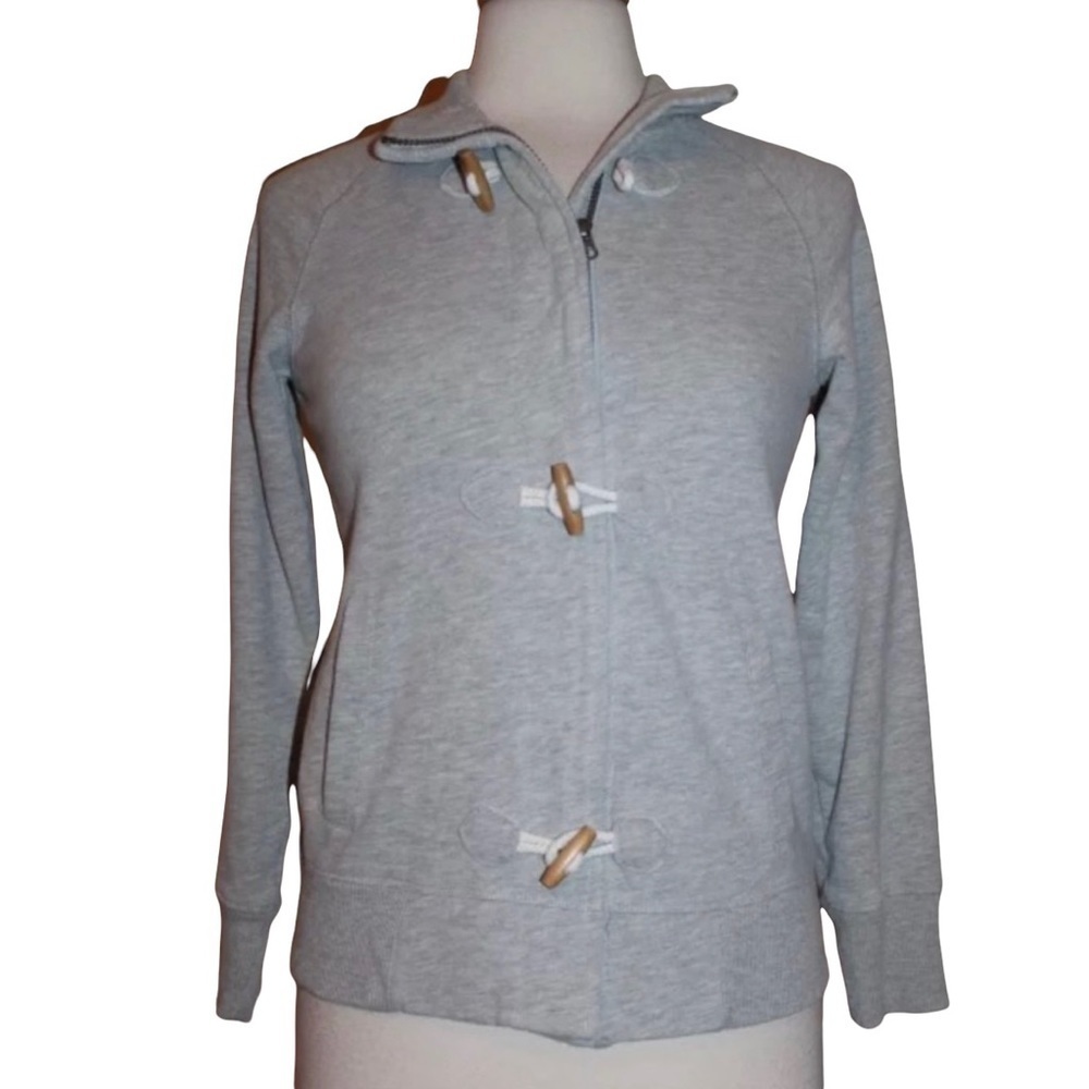 OLD NAVY Gray Soft Toggle Front Jacket S Small